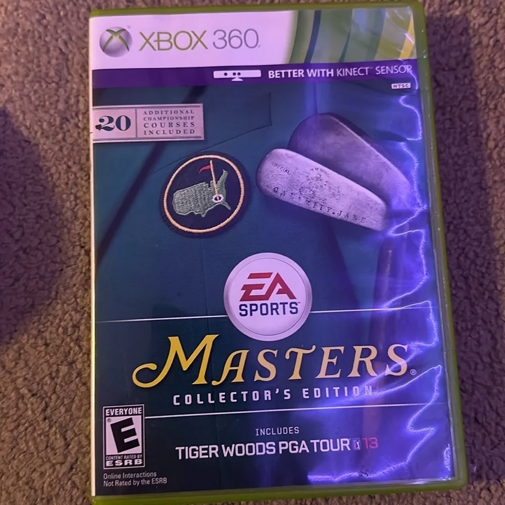 Tiger Woods PGA Tour 13 Masters Collector's Edition Microsoft Xbox 360